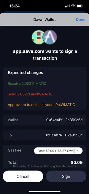 Dawn Wallet