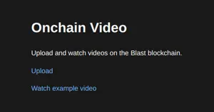Onchain Video